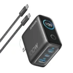 Anker Charger 100W 3 Ports Smart Display with Usb-C to Usb-C Cable 2-Pin - Image 2