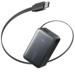 Anker Nano 10000mAh 45W Power Bank With Built-In Retractable Usb-C Cable