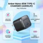 Anker Nano 45W TYPE-C CHARGER (A2692J11) - Image 2