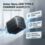 Anker Nano 45W TYPE-C CHARGER (A2692J11) - Image 5