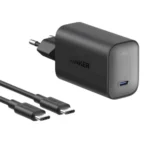 Anker Nano Charger 100w with 6ft Usb-C to Usb-C Foldable Plug 2-Pin (EU)