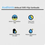Audionic Airbud 595 Flip Earbuds - Image 18