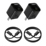 Baseus 45W GaN6 Super Fast Charging Power Adapter with 100W C2C Cable (Pack of 2)