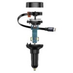 Baseus Enjoyment Pro Car Charger C+Retractable Type-C Cable 60W - Image 5