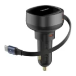 Baseus Enjoyment Pro Car Charger C+Retractable Type-C Cable 60W