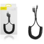 Baseus Fish Eye Spring Data Cable USB For IP 2A - Image 2