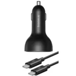 Baseus Multi-Port Fast Charge Car Charger C+C+U 152.5W