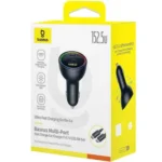 Baseus Multi-Port Fast Charge Car Charger C+C+U 152.5W - Image 5