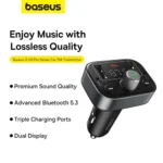 Baseus S-09 Pro Series Car FM Transmitter - Image 4