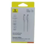 Baseus Silky 100W 1meter USB-C to USB-C Super Fast Charging Data Cable - Image 2