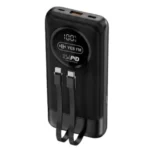 HPB-066 10000mAh Power Bank with Built-in Cables - Image 2