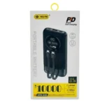 HPB-066 10000mAh Power Bank with Built-in Cables - Image 3