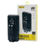 HPB-066 10000mAh Power Bank with Built-in Cables