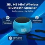 JBL M3 Mini Wireless Bluetooth Speaker - Image 16