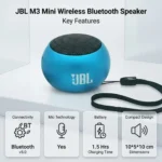 JBL M3 Mini Wireless Bluetooth Speaker - Image 13