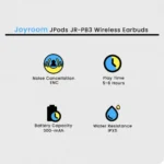 Joyroom JPods JR-PB3 Wireless Earbuds - Image 2