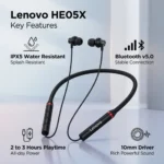Lenovo HE05X Neckband Wireless - Image 3