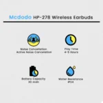Mcdodo HP-278 Wireless Earbuds - Image 6