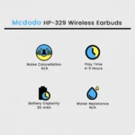 Mcdodo HP-329 Wireless Earbuds - Image 2