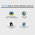 Redmi Buds 6 Active Wireless Earbuds - Image 8