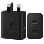 Samsung 50W 3 Pin Power Adapter Duo With Type-C to Type-C Cable - Image 2