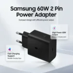 Samsung 60W 2 Pin Power Adapter