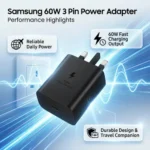 Samsung 60W 3 Pin Power Adapter - Image 3