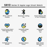SR10 Series 10 Apple Logo Smart Watch - Image 7