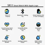 SR11 Smart Watch With Apple Logo - Image 7