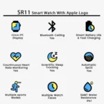 SR11 Smart Watch With Apple Logo - Image 13