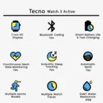 Tecno Watch 3 Active - Image 15
