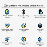 Zero Matrix Pro Amoled Smart Watch - Image 8